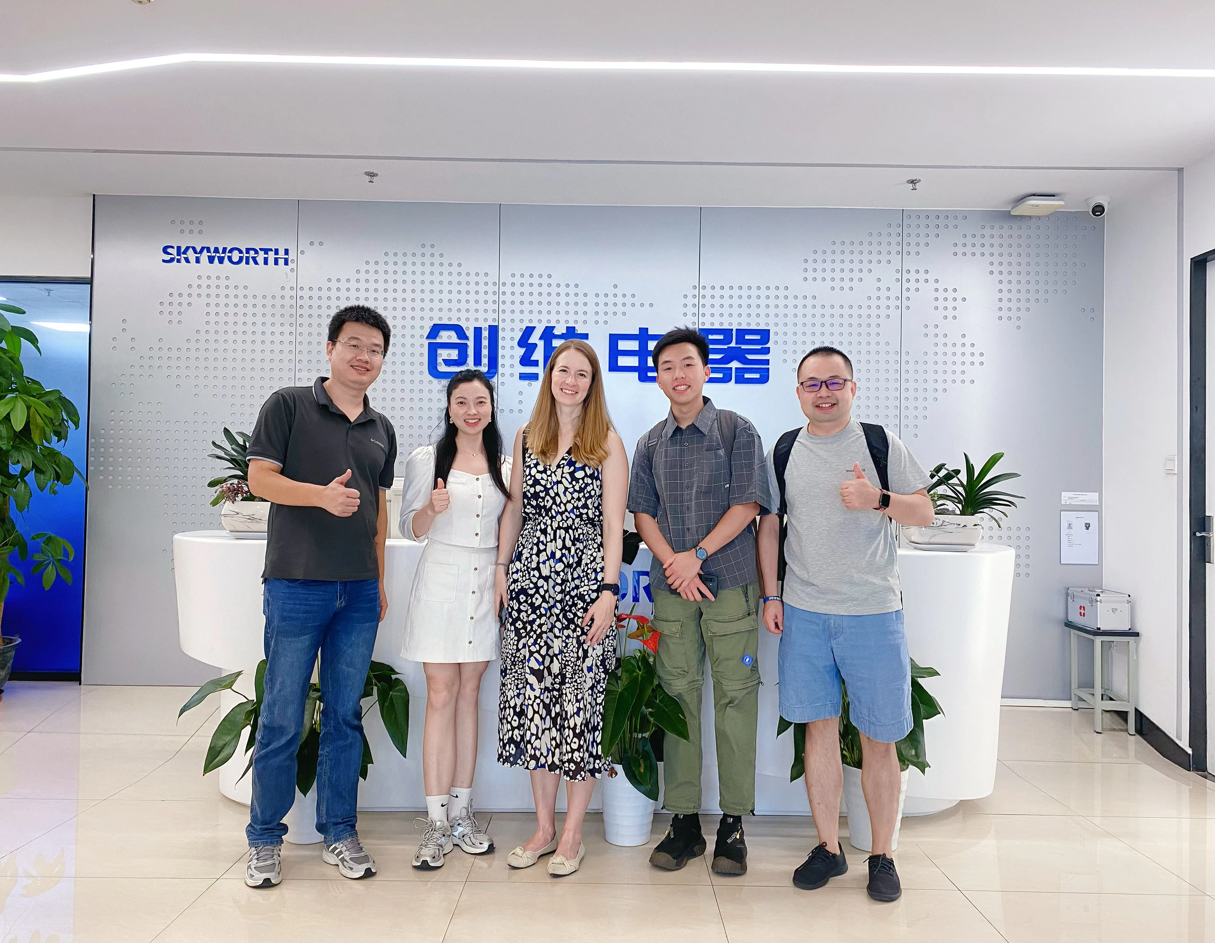 The client and partner teams together after a Shenzhen company visit